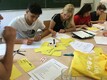 Die Mitglieder des JuPa bei einem Rhetorikseminar